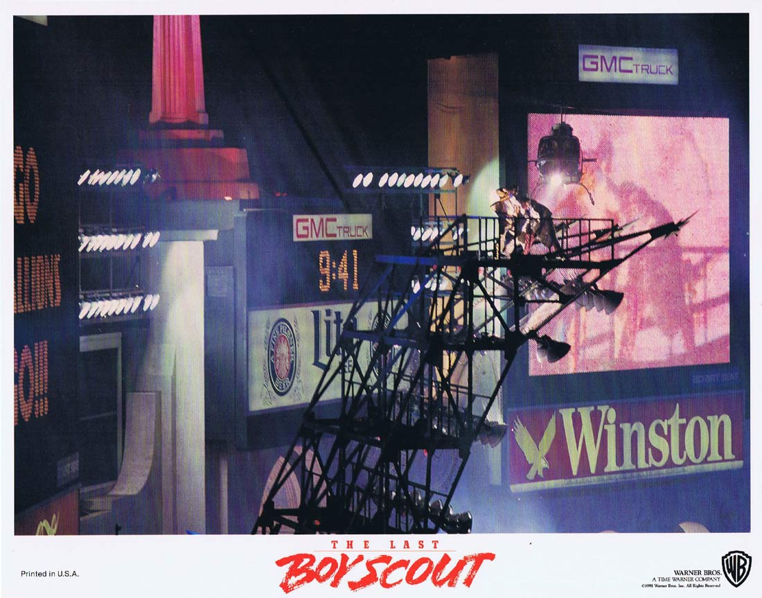 THE LAST BOY SCOUT Original Lobby Card 3 Bruce Willis Damon Wayans