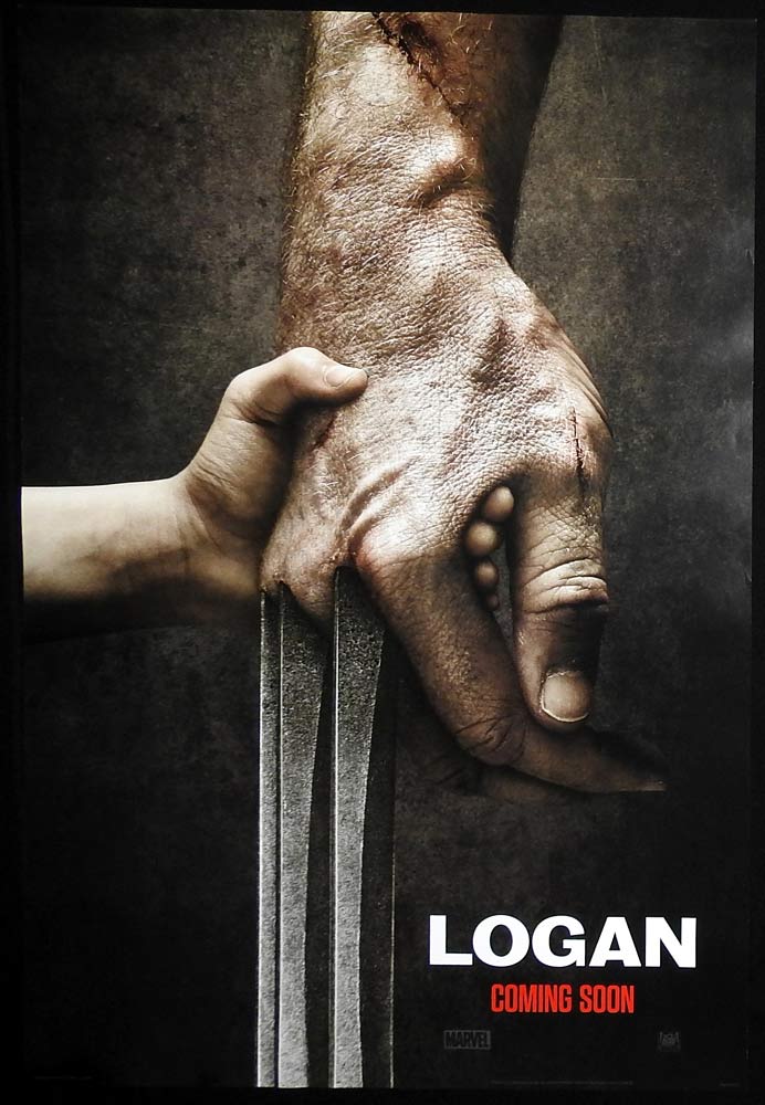 LOGAN Original ADV One Sheet Movie Poster Hugh Jackman Patrick Stewart X Men