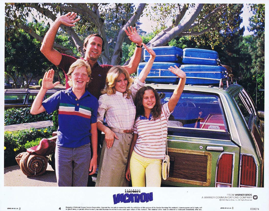 NATIONAL LAMPOON’S VACATION Original Lobby Card 4 Chevy Chase