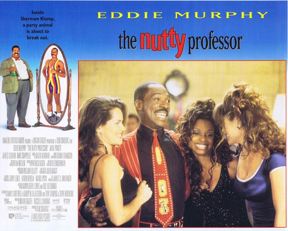 THE NUTTY PROFESSOR Original Lobby Card 2 Eddie Murphy Jada Pinkett