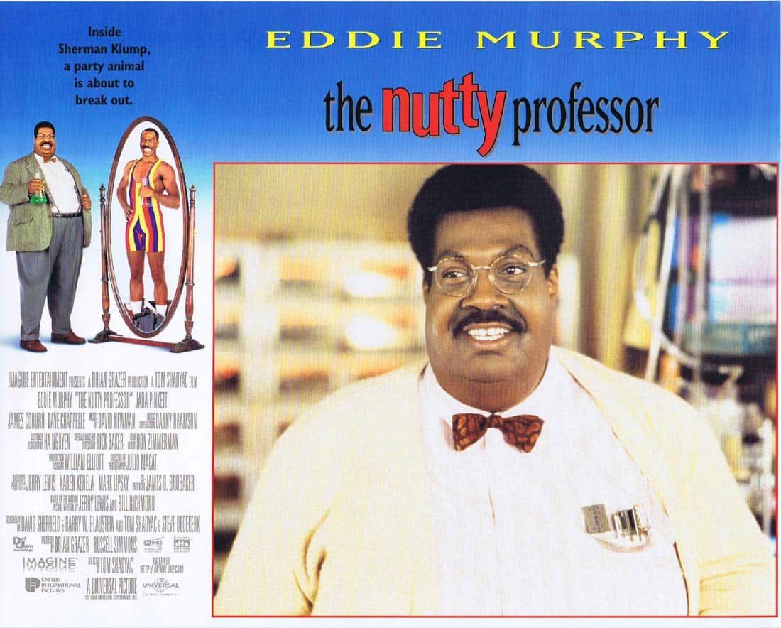 THE NUTTY PROFESSOR Original Lobby Card 3 Eddie Murphy Jada Pinkett