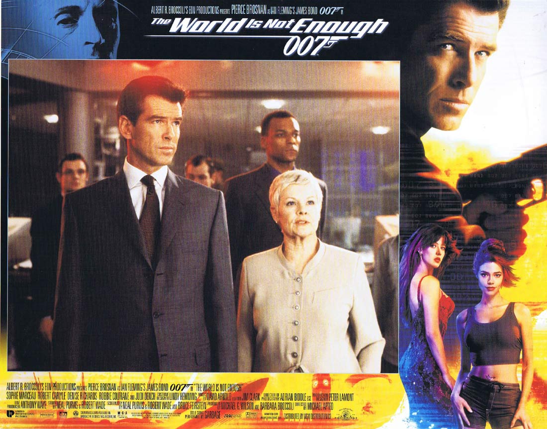 THE WORLD IS NOT ENOUGH Original Lobby Card 11 Pierce Brosnan as James Bond 007