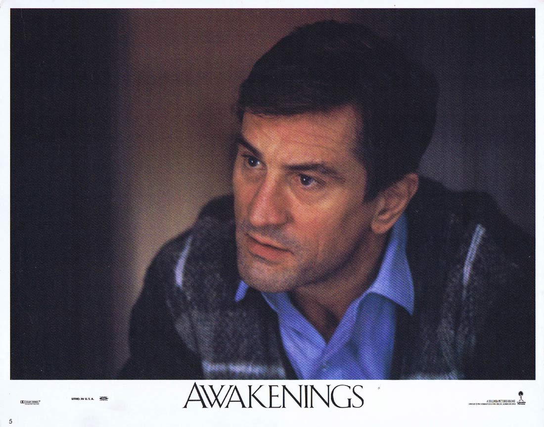 AWAKENINGS Original Lobby Card 5 Robert De Niro Robin Williams