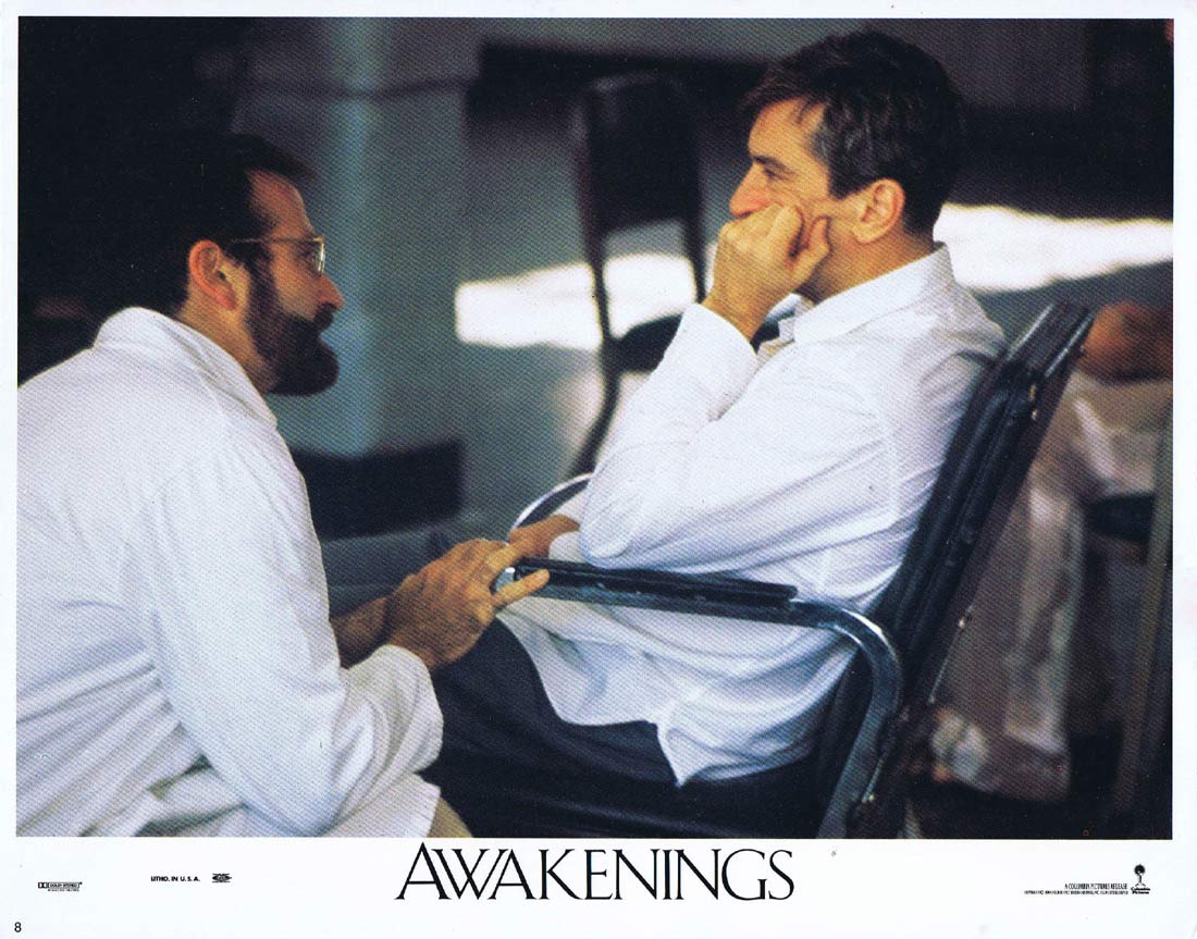 AWAKENINGS Original Lobby Card 8 Robert De Niro Robin Williams