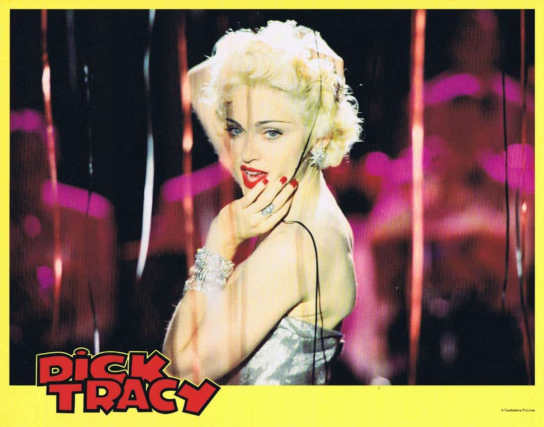 DICK TRACY Original Lobby Card 1 Warren Beatty Madonna Al Pacino