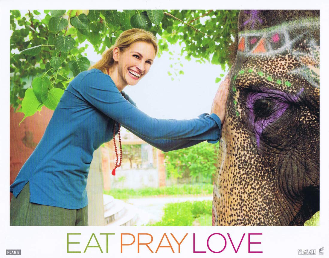 EAT PRAY LOVE Original Lobby Card 3 Julia Roberts James Franco