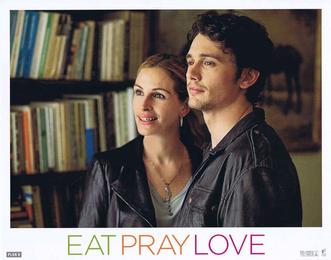 EAT PRAY LOVE Original Lobby Card 7 Julia Roberts James Franco