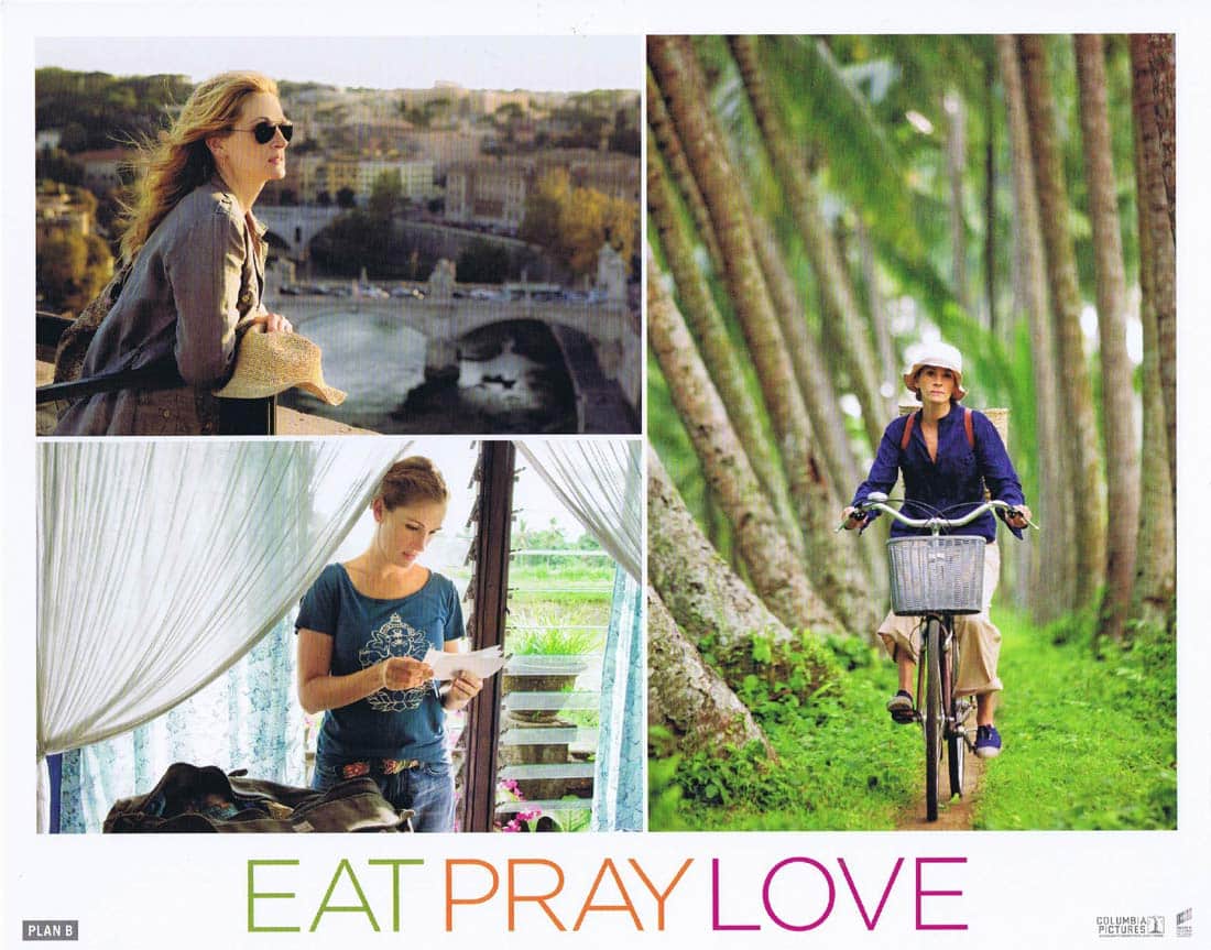 EAT PRAY LOVE Original Lobby Card 8 Julia Roberts James Franco