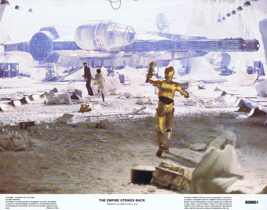 THE EMPIRE STRIKES BACK Original Lobby Card 2 Harrison Ford Star Wars