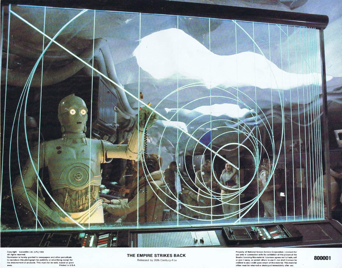 THE EMPIRE STRIKES BACK Original Lobby Card 4 Harrison Ford Star Wars