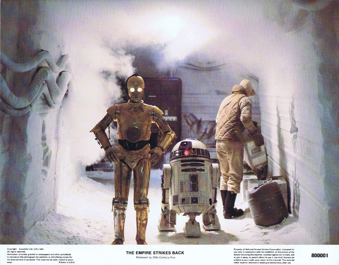 THE EMPIRE STRIKES BACK Original Lobby Card 5 Harrison Ford Star Wars