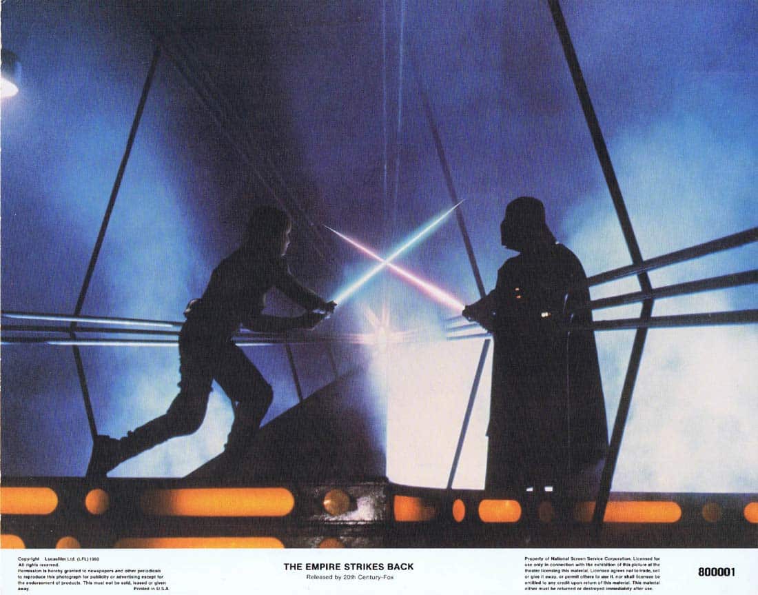 THE EMPIRE STRIKES BACK Original Lobby Card 7 Harrison Ford Star Wars