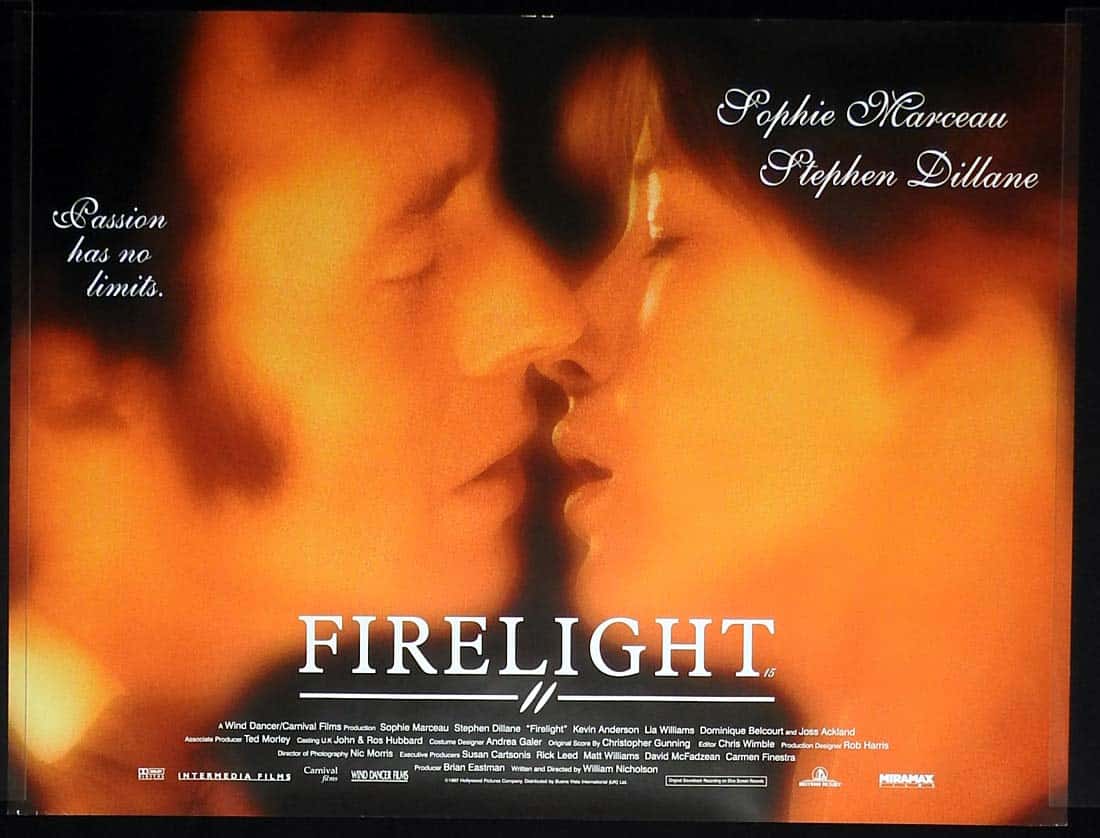 FIRELIGHT Original ROLLED British Quad Movie Poster Sophie Marceau