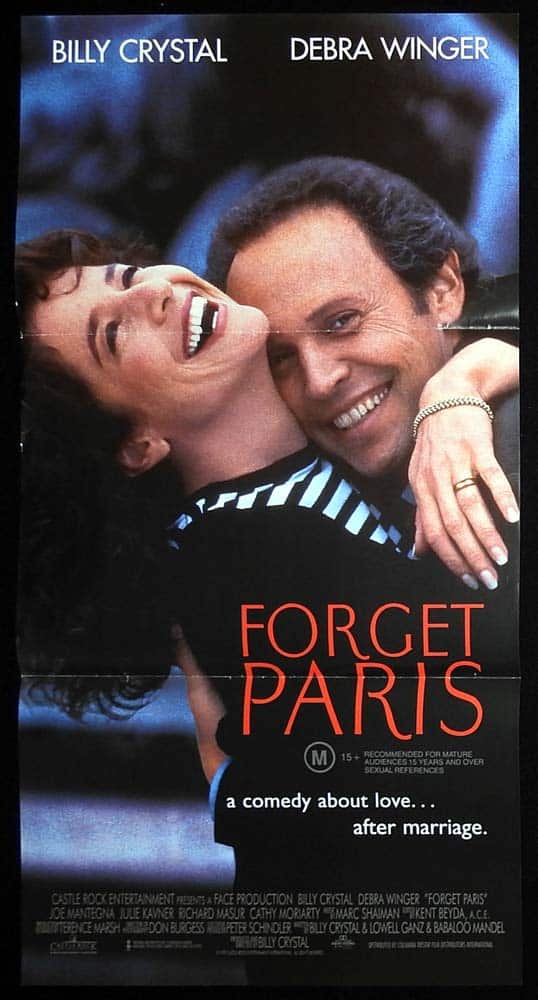 FORGET PARIS Original Daybill Movie Poster Billy Crystal Debra Winger