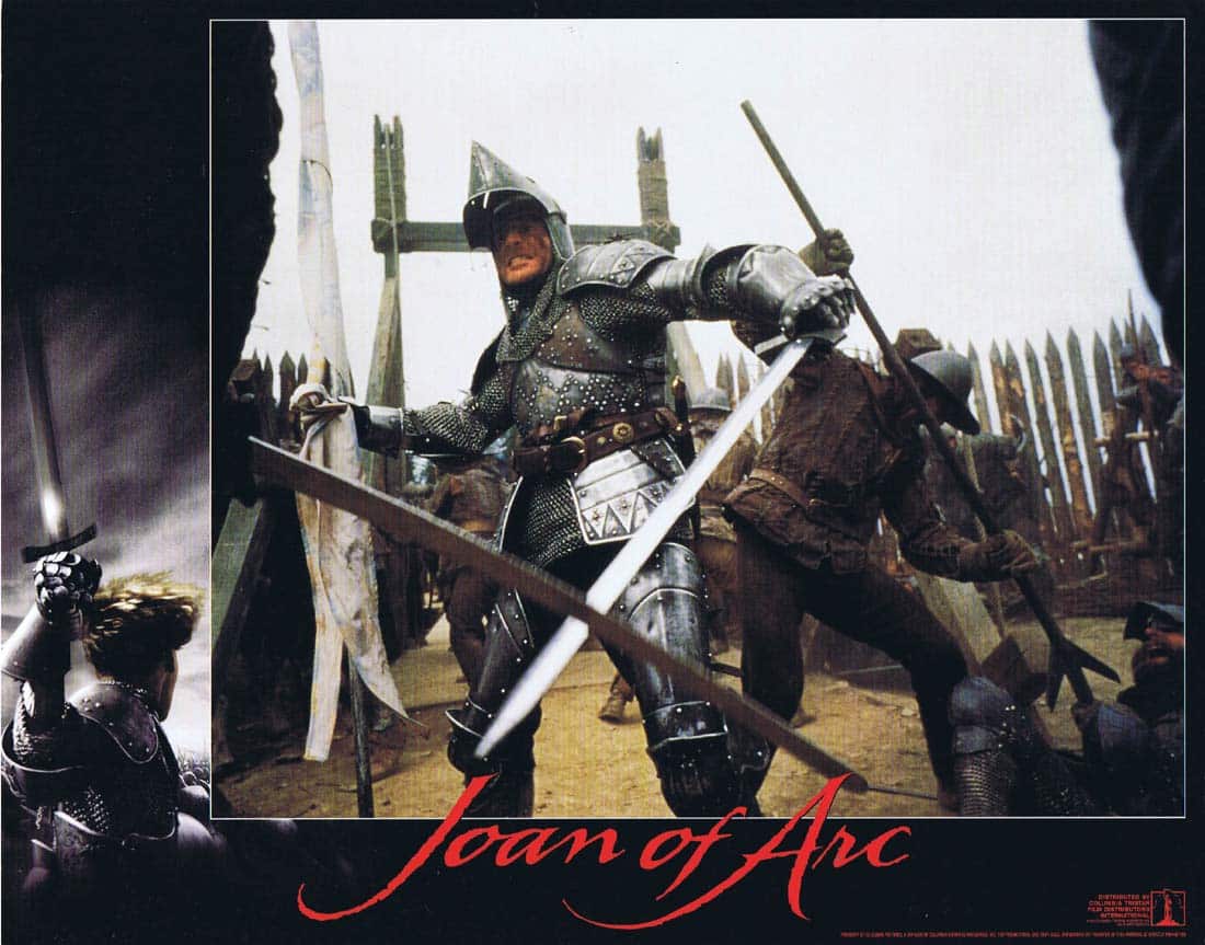 JOAN OF ARC Original Lobby Card 6 Milla Jovovich John Malkovich Faye Dunaway
