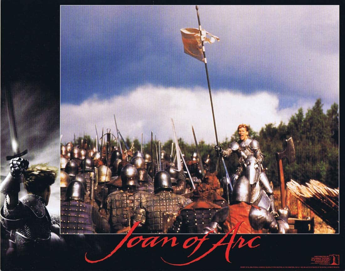 JOAN OF ARC Original Lobby Card 8 Milla Jovovich John Malkovich Faye Dunaway