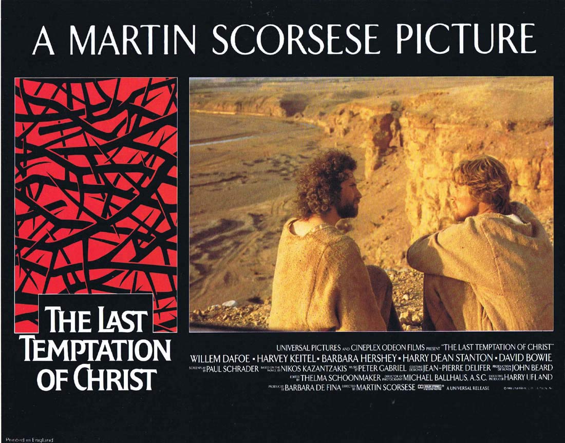 THE LAST TEMPTATION OF CHRIST Original Lobby Card 4 Harvey Keitel Martin Scorsese