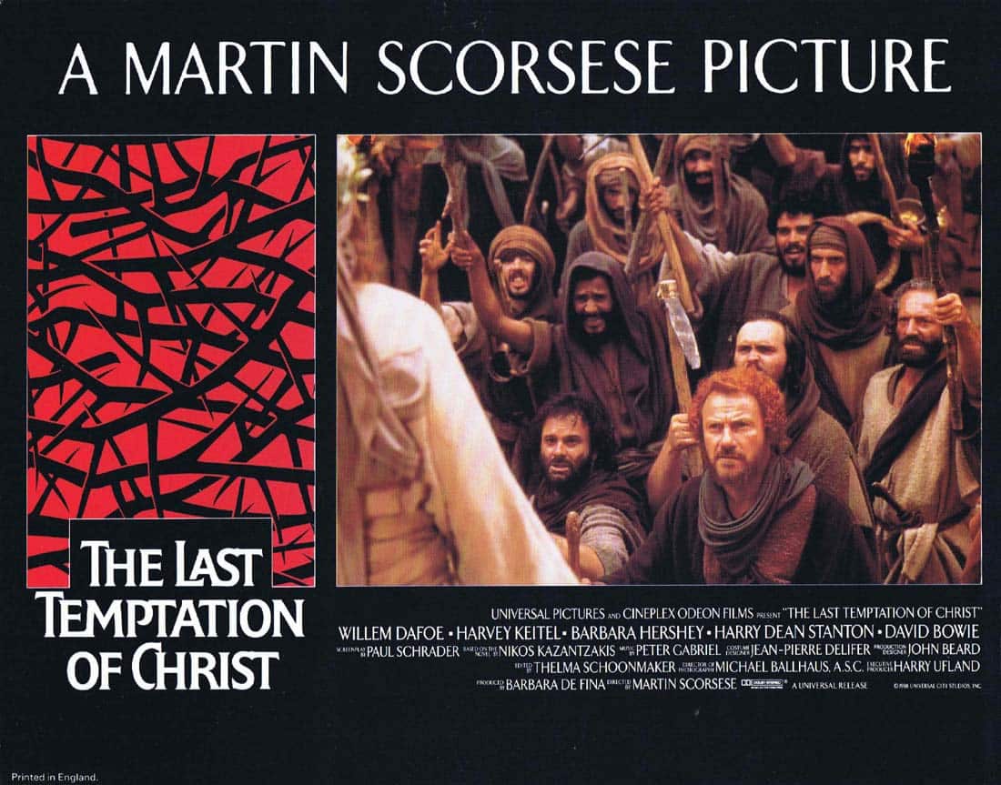 THE LAST TEMPTATION OF CHRIST Original Lobby Card 5 Harvey Keitel Martin Scorsese