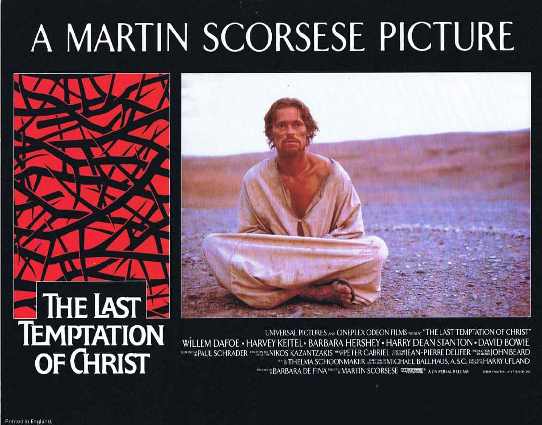 THE LAST TEMPTATION OF CHRIST Original Lobby Card 6 Harvey Keitel Martin Scorsese