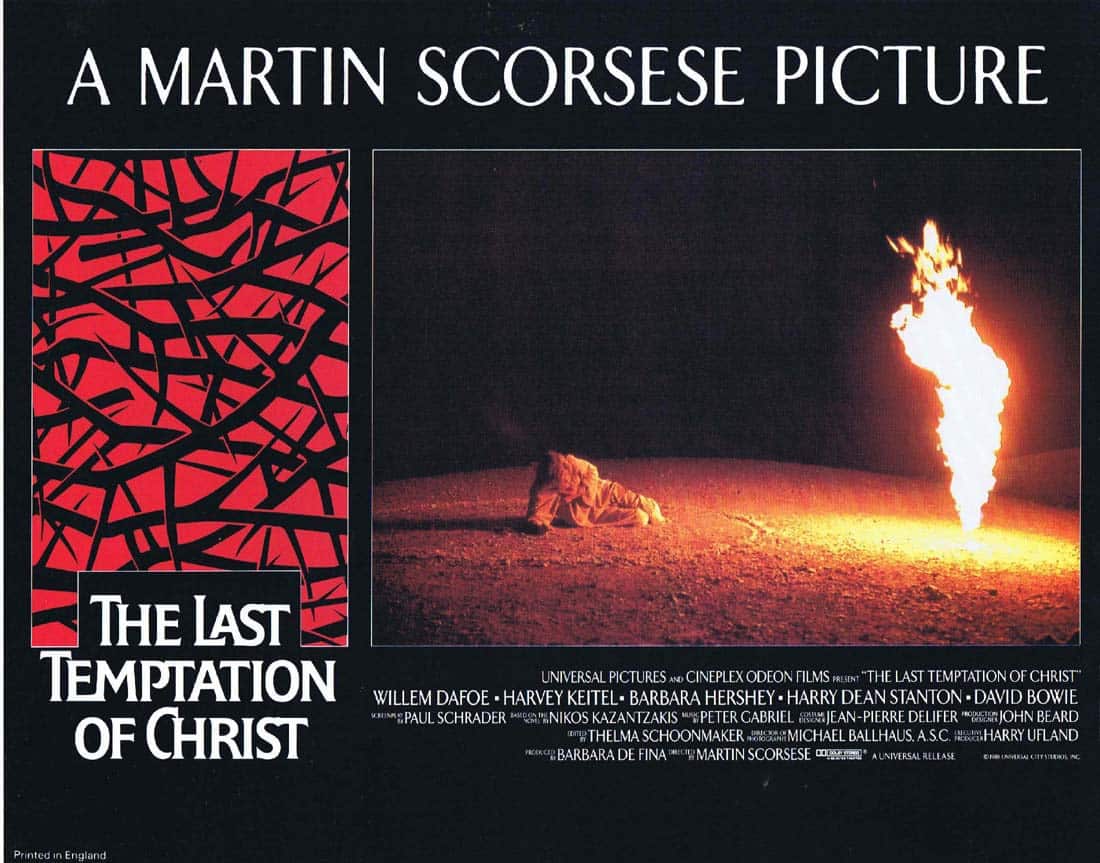 THE LAST TEMPTATION OF CHRIST Original Lobby Card 8 Harvey Keitel Martin Scorsese