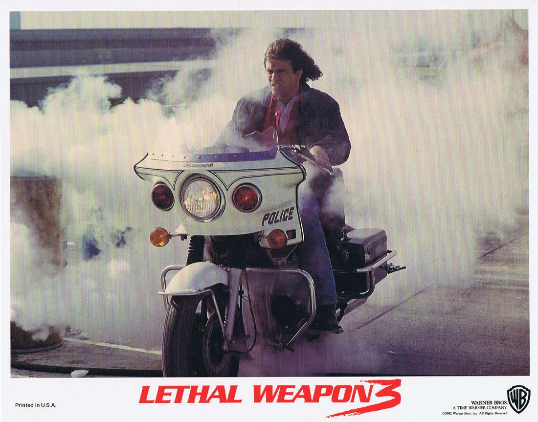 LETHAL WEAPON 3 Original Lobby Card 7 Mel Gibson Danny Glover Joe Pesci
