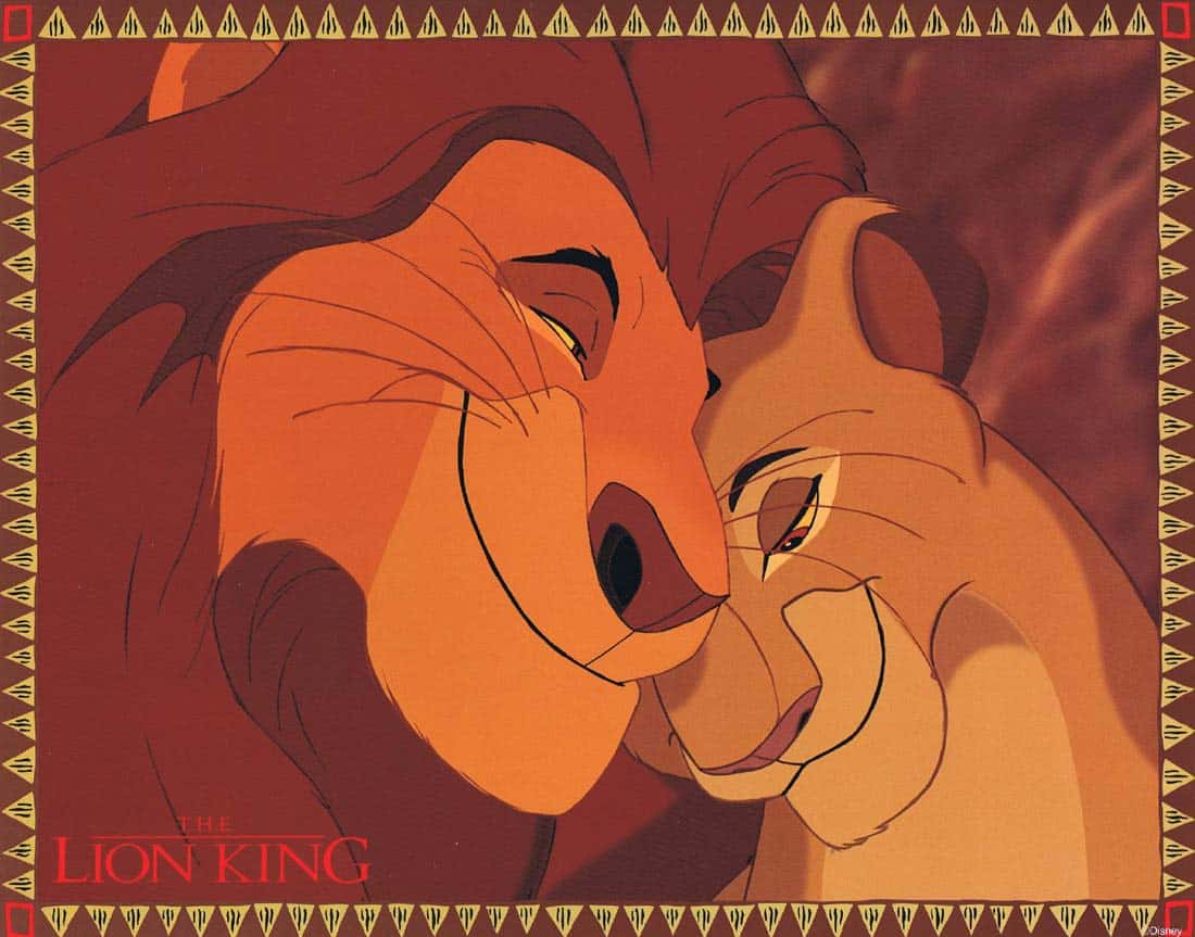 THE LION KING Lobby Card 2 Matthew Broderick Jonathan Taylor Thomas Disney
