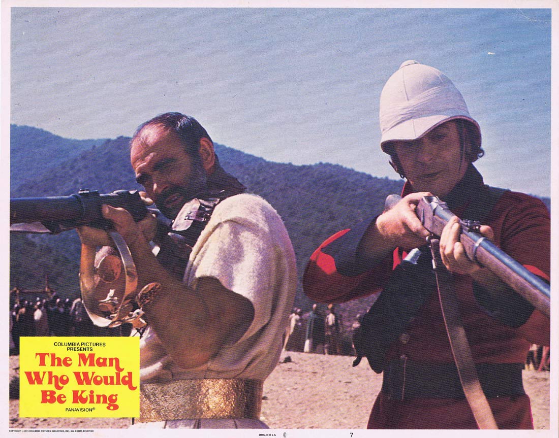 THE MAN WHO WOULD BE KING Original Lobby Card 7 Sean Connery Michael Caine