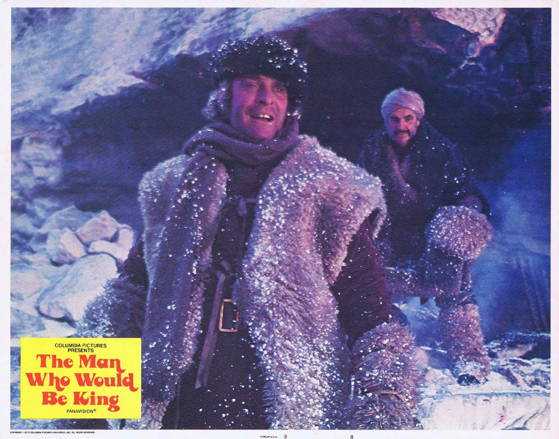 THE MAN WHO WOULD BE KING Original Lobby Card 8 Sean Connery Michael Caine