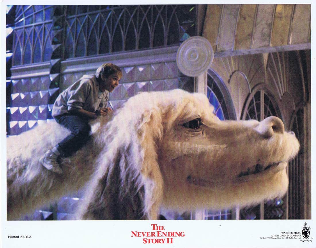 THE NEVER ENDING STORY II Original Lobby Card 7 Noah Hathaway Barret Oliver