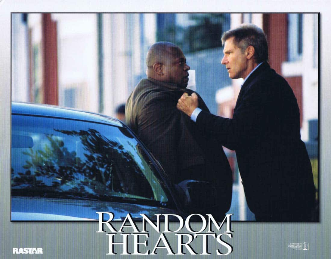 RANDOM HEARTS Original Lobby Card 5 Harrison Ford Kristin Scott Thomas