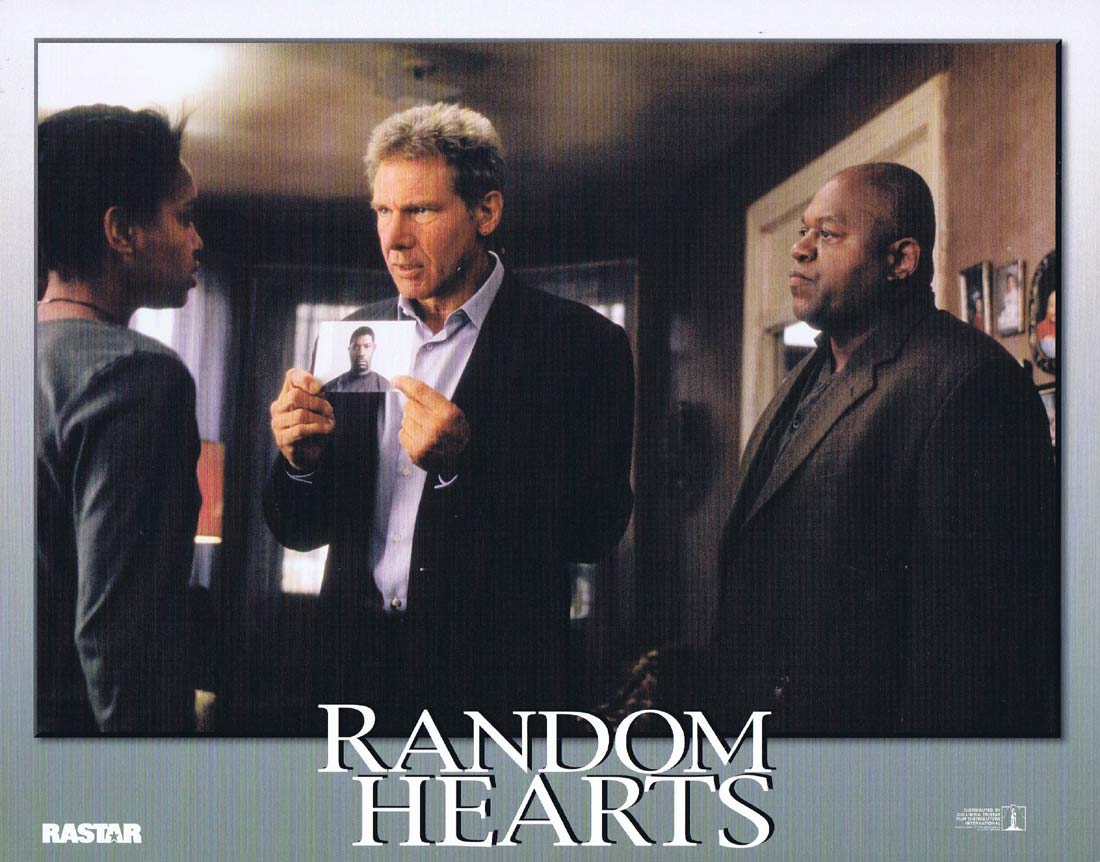 RANDOM HEARTS Original Lobby Card 7 Harrison Ford Kristin Scott Thomas