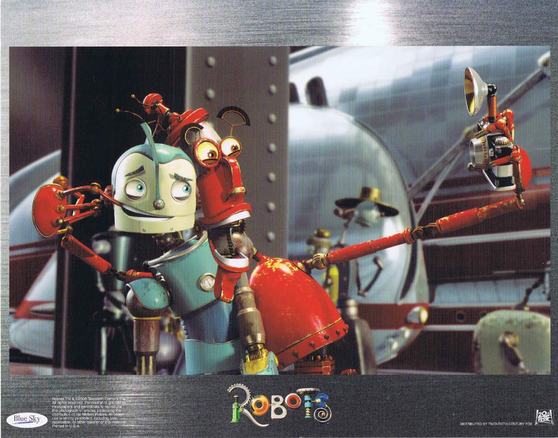 ROBOTS Original Lobby Card 1 Ewan McGregor Halle Berry Robin Williams
