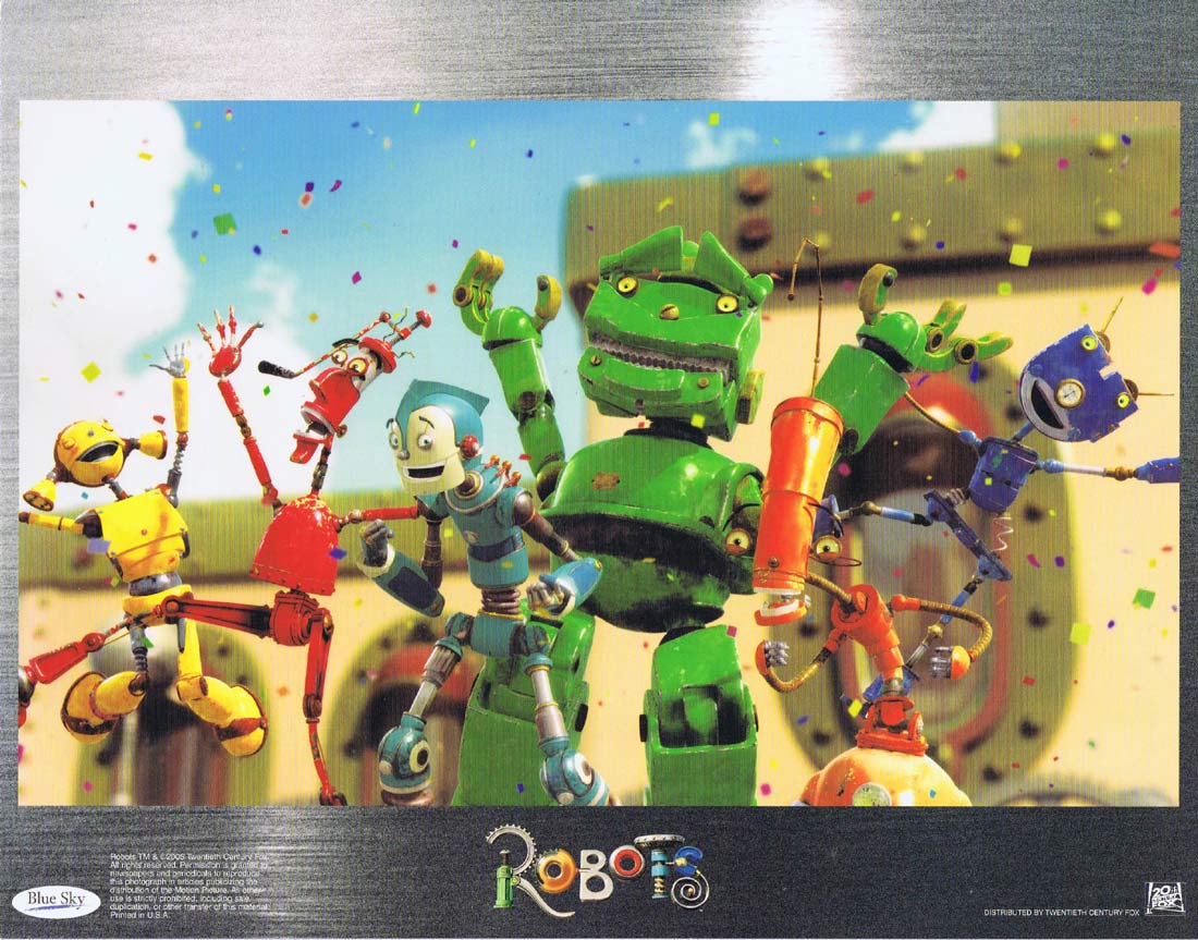 ROBOTS Original Lobby Card 4 Ewan McGregor Halle Berry Robin Williams
