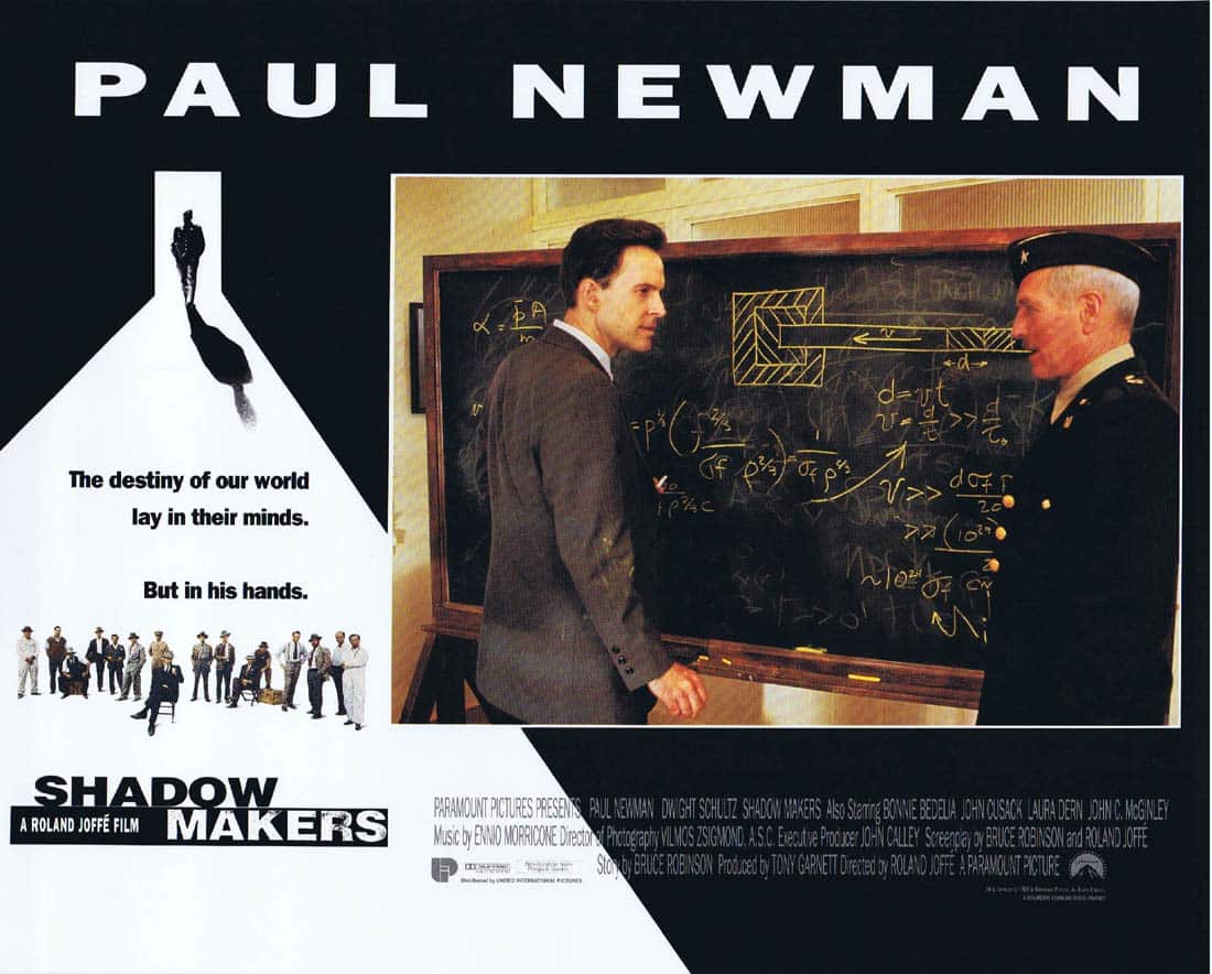 SHADOW MAKERS Original Lobby Card 3 Paul Newman Dwight Schultz