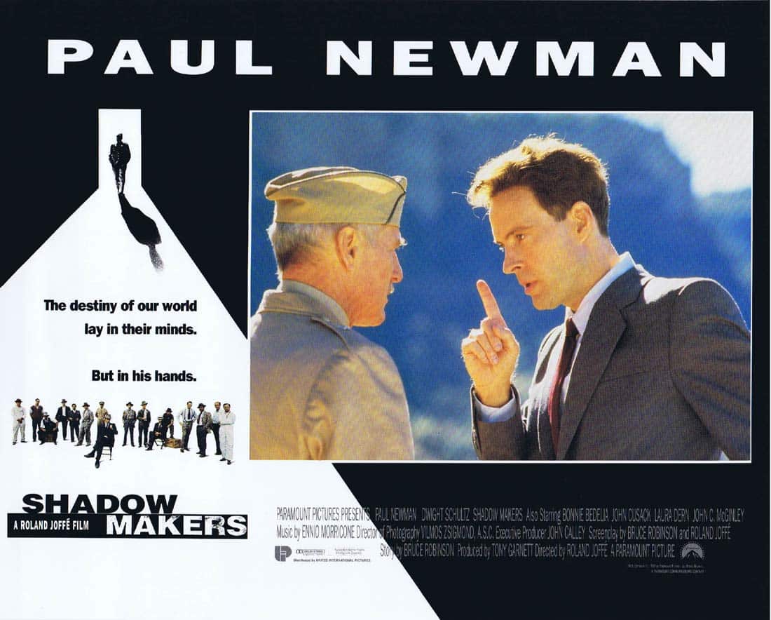 SHADOW MAKERS Original Lobby Card 4 Paul Newman Dwight Schultz