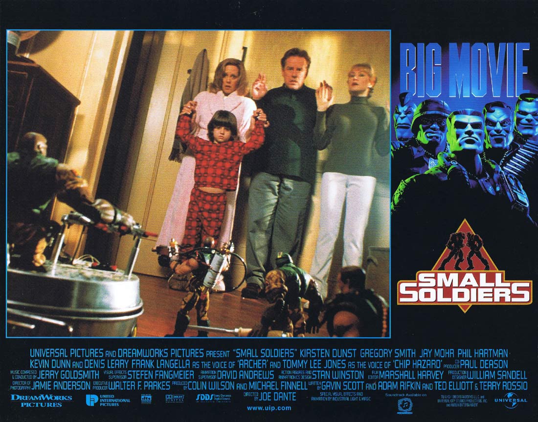 SMALL SOLDIERS Original Lobby Card 3 Kirsten Dunst Gregory Smith Jay Mohr