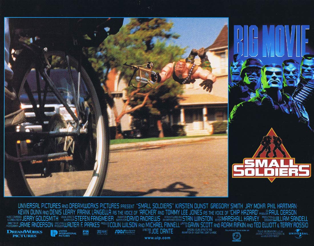 SMALL SOLDIERS Original Lobby Card 4 Kirsten Dunst Gregory Smith Jay Mohr