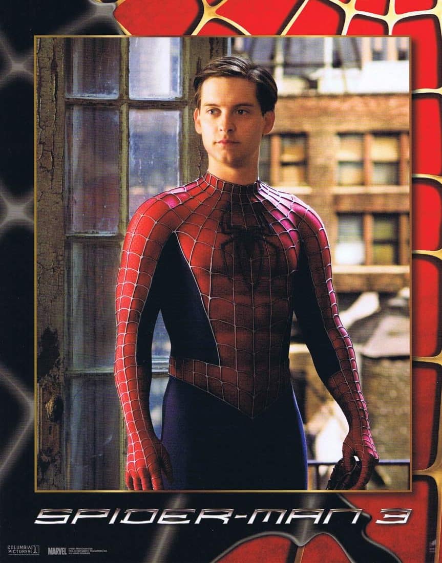 SPIDERMAN 3 Original Lobby Card 2 Tobey Maguire Kirsten Dunst Spider-Man