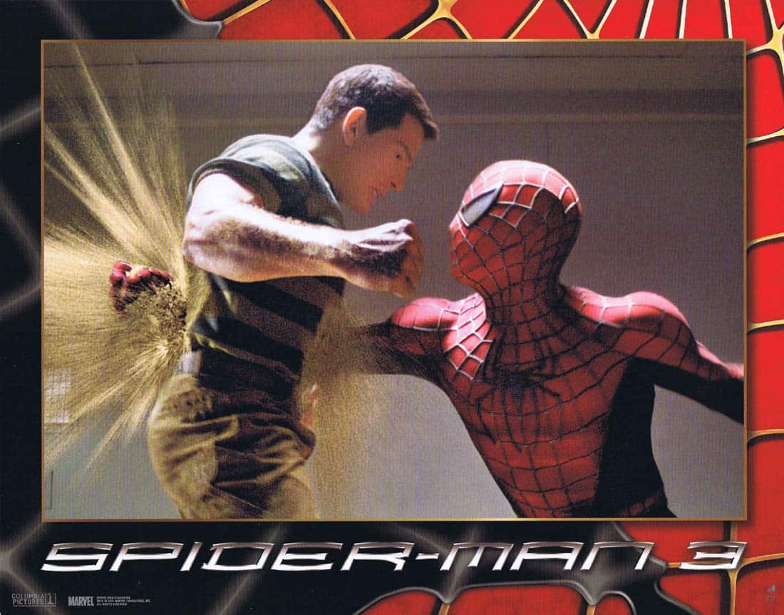 SPIDERMAN 3 Original Lobby Card 7 Tobey Maguire Kirsten Dunst Spider-Man