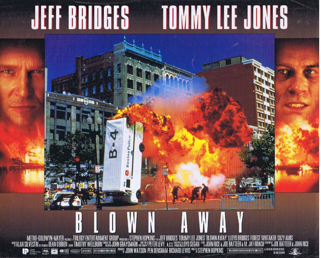 BLOWN AWAY Original Lobby Card 8 Jeff Bridges Tommy Lee Jones Forest Whitaker