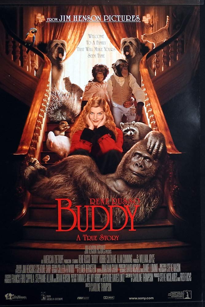BUDDY Original One Sheet Movie Poster Rene Russo Robbie Coltrane Alan Cumming