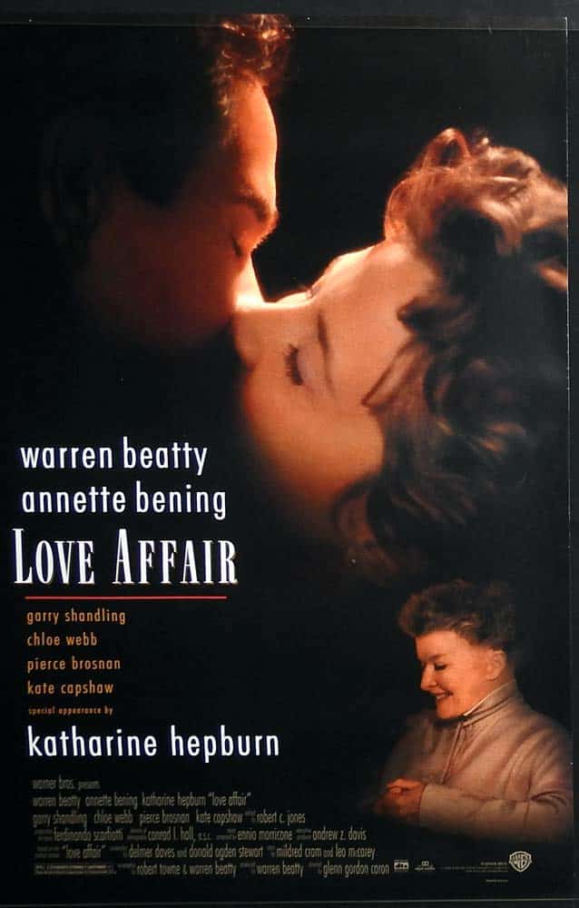 LOVE AFFAIR Original One Sheet Movie Poster Warren Beatty Annette Bening Katharine Hepburn
