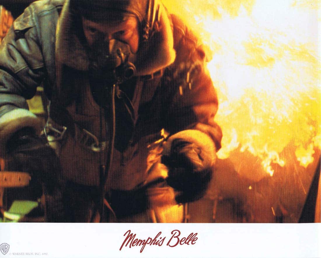 MEMPHIS BELLE Original Lobby Card 4 Matthew Modine Eric Stoltz Sean Astin