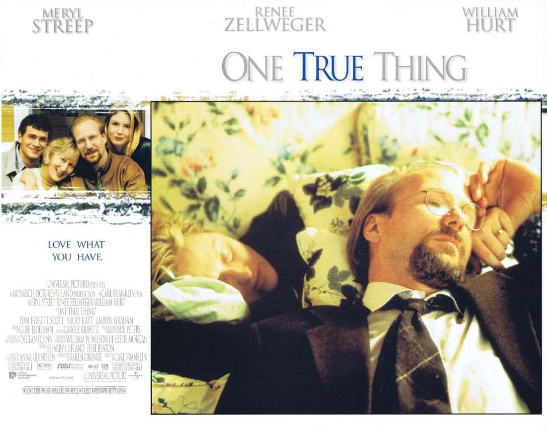 ONE TRUE THING Original Lobby Card 3 Meryl Streep Renée Zellweger