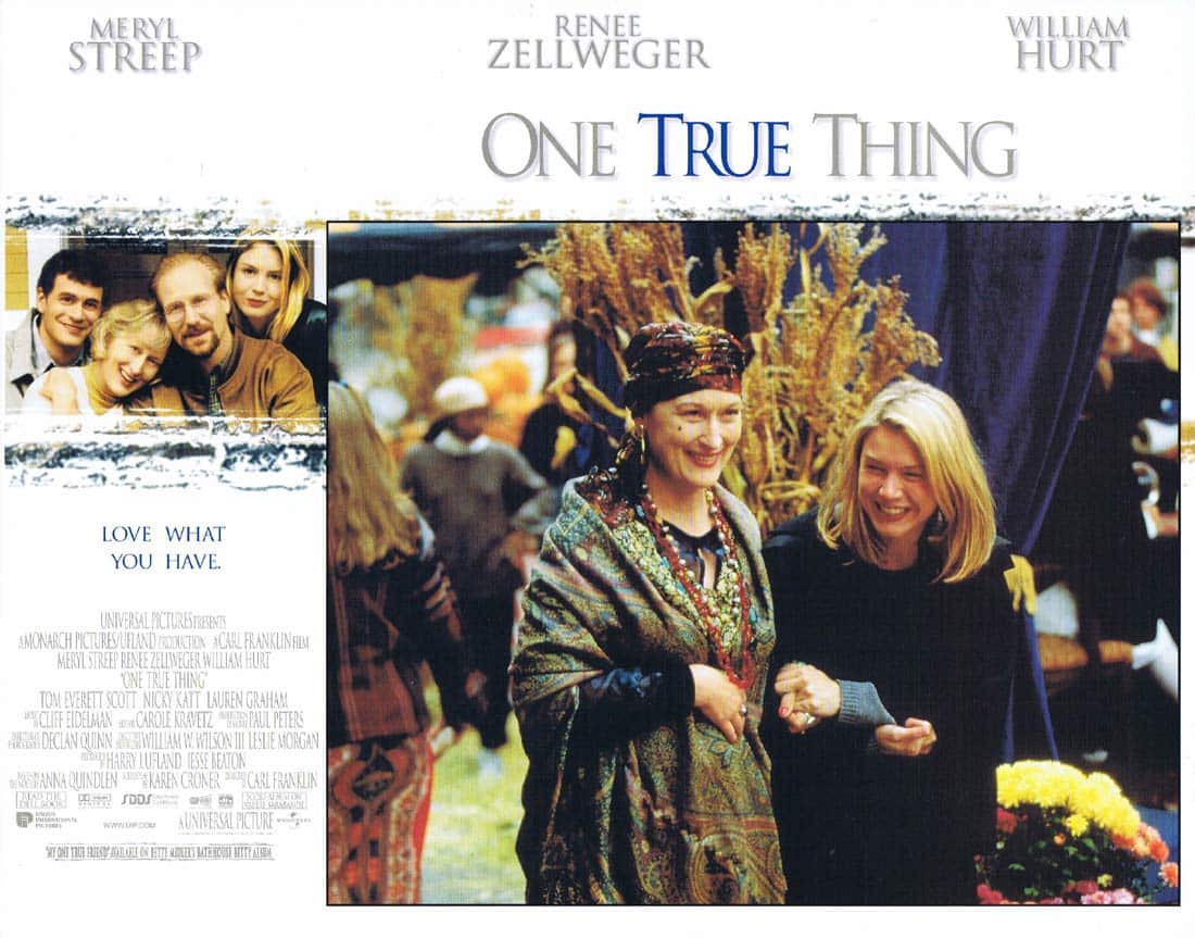 ONE TRUE THING Original Lobby Card 5 Meryl Streep Renée Zellweger