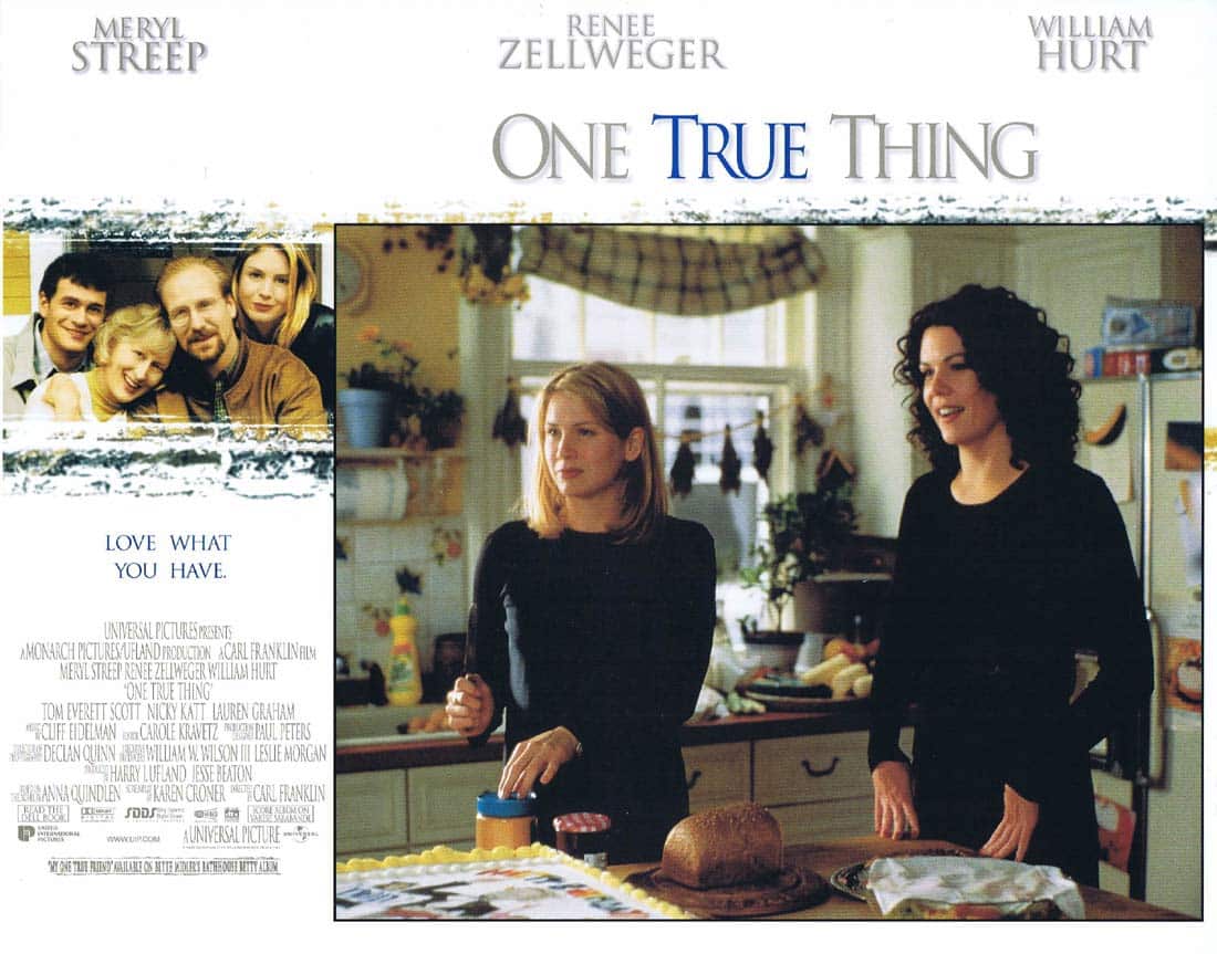 ONE TRUE THING Original Lobby Card 7 Meryl Streep Renée Zellweger