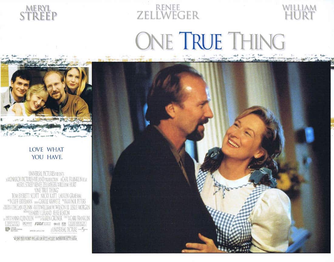 ONE TRUE THING Original Lobby Card 8 Meryl Streep Renée Zellweger