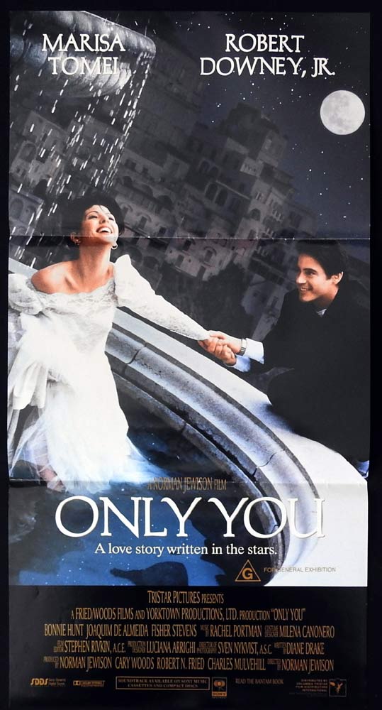 ONLY YOU Original Daybill Movie Poster Marisa Tomei Robert Downey Jr Bonnie Hunt