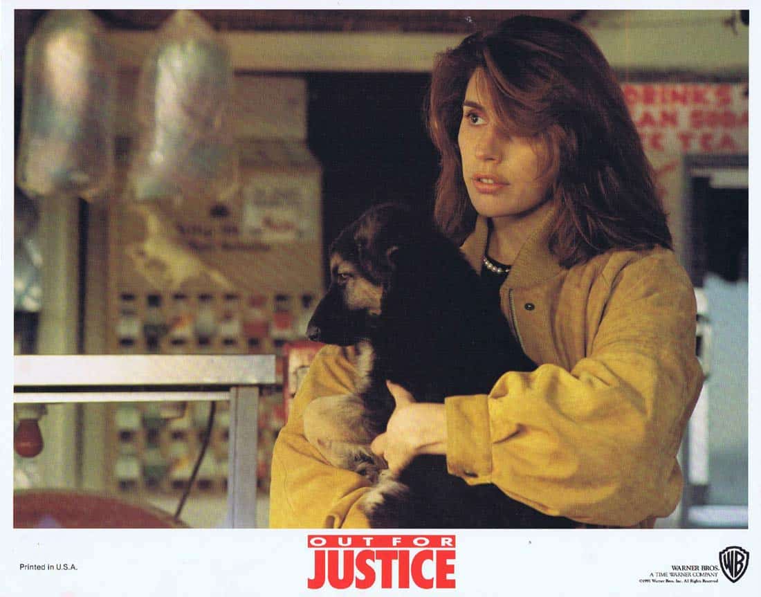 OUT FOR JUSTICE Original US Lobby card 3 Steven Seagal William Forsythe Jerry Orbach