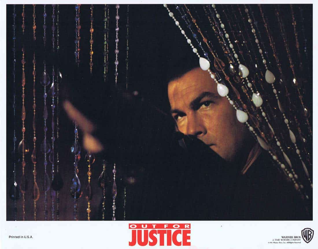 OUT FOR JUSTICE Original US Lobby card 4 Steven Seagal William Forsythe Jerry Orbach